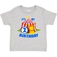 thumbnail image 3 of Inktastic Its My Birthday Circus Tent with Lion 2 Years Old Boys or Girls Toddler T-Shirt, 3 of 5