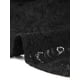 thumbnail image 5 of Cárdigan de encaje para mujer, cuello alto, corto, elegante, encogimiento de hombros Negro XS, 5 of 5