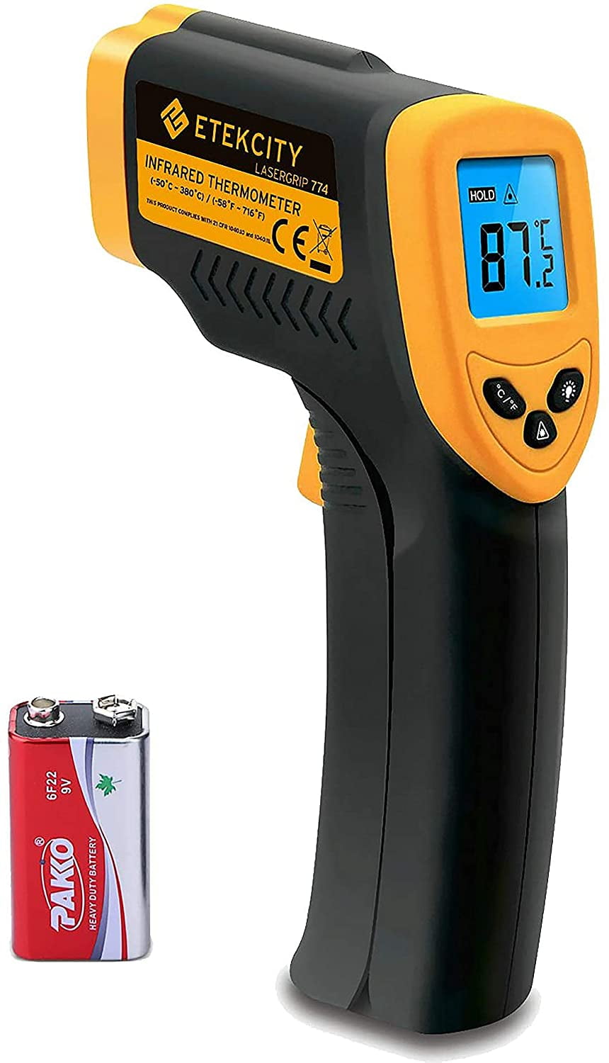 Tensum Infrared Thermometer LCD Laser Temperature Gun Non-contact Digital  Meter