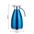 thumbnail image 3 of Botella Térmica De Acero Inoxidable Para Café, Té, Jarra, 2L, Doble Pared, Termos Aislados Al Vacío, Termo De Viaje, Jarra, Tetera, Tetera Scienceny HA022901-00, 3 of 7