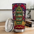 thumbnail image 2 of Christian Tumbler 20oz Trust in the Lord Coffee Tea Cup with Lid for Men & Women Proverb Encouraging Bible Verse, 2 of 6