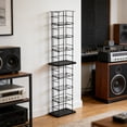 thumbnail image 4 of CD Tower Media Rack, DVD Organizer, Video Game and Blu-Ray Storage, Holds 176 Single CDs, 4 of 6