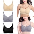 thumbnail image 3 of Women'S Sleep Nursing Bra Wireless Breastfeeding Maternity Bra Bag 3 Pieces, 3 of 5