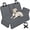Gray-XX-Large (62" x 57"), variant on Gray XX-Large (62" x 57") Pet Car Seat Cover