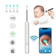 thumbnail image 2 of Toopower Earwax Removal Tool with Camera, 1296P HD Wifi Otoscope, Ear Cleaner Kit with 6 Ear Picks (White), 2 of 12