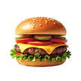 thumbnail image 4 of Yatrandify Vinyl Cartoon Stickers Waterproof Burger Stickers DIY Notebooks Laptops Suitcases, 4 of 7