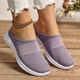 thumbnail image 4 of longantii Mules for Women Summer Orthopedic Shoes with Arch Support Diabetic Air-Cushion Slip-On Walking Shoe Breathable Hollow Out Clogs Lightweight Open Back Shoes Comfortable Closed Toe Mules, 4 of 4