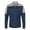 Collegiate Navy/ Grey Three Melange, variant on - Lightweight Quarter-Zip Pullover - A552 - White/ Grey Three Melange