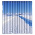 thumbnail image 1 of ABPHQTO Beautiful Scenery Hokkaido Pictures Cortina de ducha Cortina de ducha impermeable 160x180 cm, 1 of 2