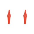 thumbnail image 2 of Soidarity Guardabarros de plástico para bicicleta, guardabarros trasero para bicicleta, suministros decorativos para ciclismo, naranja Type2 NO2 Soidarity CBP167704, 2 of 6