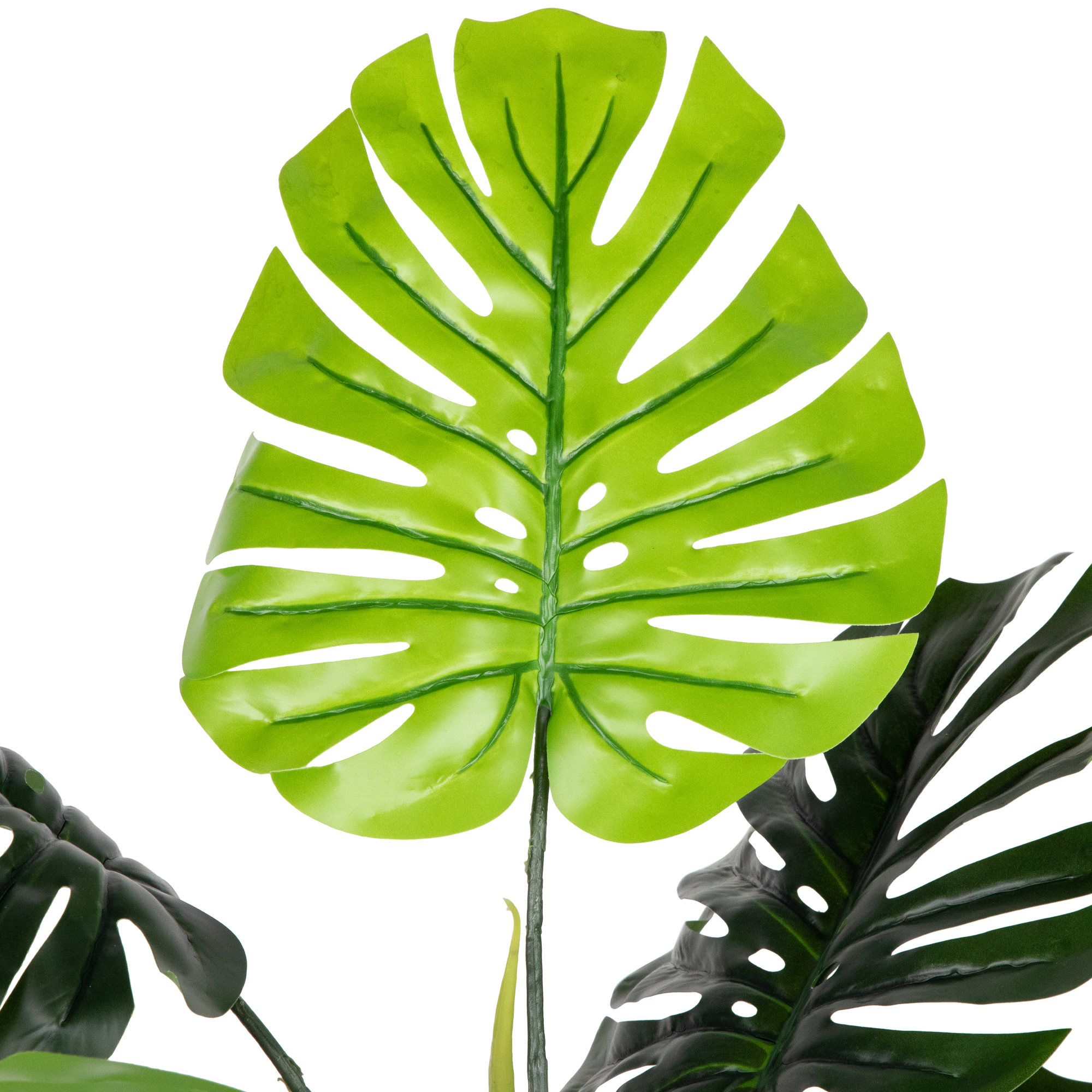 Northlight 50" Potted Green Artificial Monstera Plant