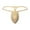 Beige, variant on COM1950s Thongs for Men, Men Sexy Solid Cup Stereoscopic Outline Soft Breathable Sexy Trendy G-Strings