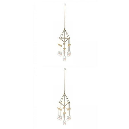 

2pcs Pendant Geometric Wind Chime decor per car Ornament