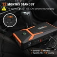 TACKLIFE T8 800A 18000mAh Compact Electric SUV Jump Starter Kit
