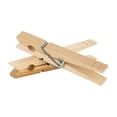 thumbnail image 1 of Pinzas para ropa Laundry 360 extra grandes de madera, paquete de 100, 1 of 9