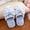 Blue, variant on New Indoor Home Slippers Cotton Fabric Slippers Home Slippers Couples Wooden Floor Slippers For Women Girls