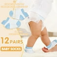 thumbnail image 3 of Non-Slip Baby Socks Infant Girls Boys Ankle Anti Slip Socks With Grips For 0-12 Month Toddler 1-5 Years Kids, 3 of 5