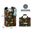 thumbnail image 2 of Yayeee Freestanding Laundry Hamper with Handle Collapsible Large Storage Basket for Clothes, Various Mushrooms Pattern, 2 of 7