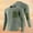 Army Green, variant on Zylanna Men's Long Sleeve T-Shirts, with Pockets Activewear Fleece Lined Solid Color Casual Tops for Sport Coffee
