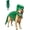 Green, variant on Dinosaur Costume For Dogs, Soft Plush T-Rex Skeleton Halloween Dinosaur Pillow Costume for Dogs
