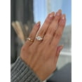 thumbnail image 6 of 2.00Ct Cushion Cut Moissanite Trilogy Engagement Ring, Pear Side Stones, 14K White Gold, US 11.5, 6 of 7