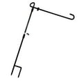 thumbnail image 3 of Metal Garden Flag Pole Stand Holder Yard Banner Bracket Post for Outdoor Decorations and Party Flagpoles Welcome Display, 3 of 6
