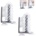 thumbnail image 1 of Emboadlie Double-Sided Cup Cleaner - Detachable 2-in-1 Glass & Bottle Cleaning Brush with Sink Suction, Quick & Easy Clean for Kitchen, Water Cups Cleaning Tool (2pcs), 1 of 7