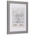 thumbnail image 6 of Gallery Solutions - 11"x14" Flat Wall Frame - Double White Mat, for 8x10 Photos - Grey, 6 of 12