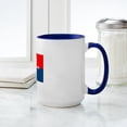 thumbnail image 4 of CafePress - Canadien Francais (Card) Large Mug - 15 oz Ceramic Large White Novelty Mug, 4 of 4