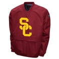 thumbnail image 2 of Men's Franchise Club Cardinal USC Trojans Big Logo Windshell V-Neck Pullover Jacket, 2 of 3