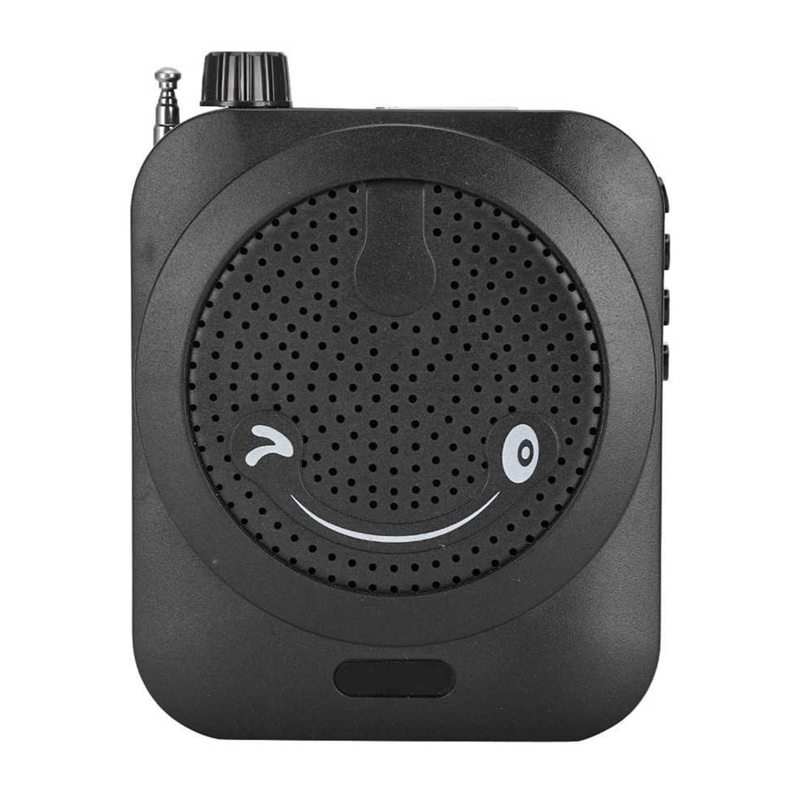 Professional Voice Amplifier Mini Voice Speaker with Earhook Microphone Support FM Radio/One-buttons Recording for Teacher ,Easy to Operate