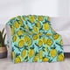 thumbnail image 3 of Fotbe Lemon1 Manta de Franela con Estampado, Manta Ultrasuave para Cama, Sofá, Auto, Hipoalergénica y Antibolitas-40"x30", 3 of 6
