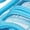 Blue, variant on YLYL Womens Stripe Knit Sneakers Lace up Breathable Mesh Thick Sole Walking Shoes for Casual Wear