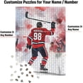thumbnail image 2 of Wooden Jigsaw Puzzles for Adults - Custom Name and Number on (St. Louis) Ice Hockey Player Art Photo - 300 500 1000PCS Puzzles Game Home Wall Decor, 2 of 5