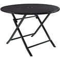 thumbnail image 1 of Crosley Furniture Palm Harbor Extérieur en Osier 41 "Table Pliante, Brun, 1 of 7