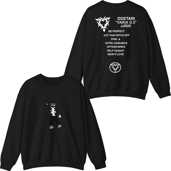 Odetari Merch Playdough Crewneck Sweatshirt Fashion Unisex Men Women Rapper Long Sleeve