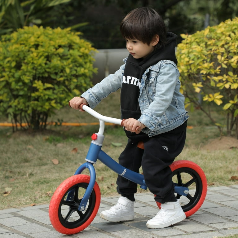 Kumji Balance Bike for 2 6 years Old Kids 11 Cute Balance Trainer No Pedal Bikes for Kids Training Bike Adjustable Height Carbon Steel PE