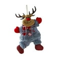 thumbnail image 3 of RKZDSR Christmas Decorations Indoor-Christmas Decorations Old Man Snowman Deer Bear Figure Pendant Decoration Window Door Hanging Layout Props, 3 of 4
