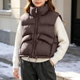 thumbnail image 3 of StSilkitty Puffer Vest for Boys Girls Zip up Sleeveless Stand Collar Jacket Coat Fall Winter Warm Outerwear with Pockets, 3 of 9