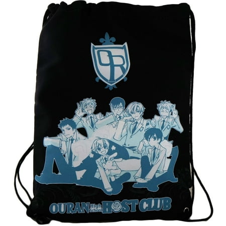 Ouran High School Host Club: Group Black Drawstring Bag