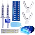 thumbnail image 2 of DentaPro 2000 3D Teeth Whitening Kit  Deluxe Addition Includes LED Light, 2 5ml Gel Syringes, Custom Moldable Tray 2, Vitamin E Swab 2, Shade Guide  See Results After Just One Use!, 2 of 8