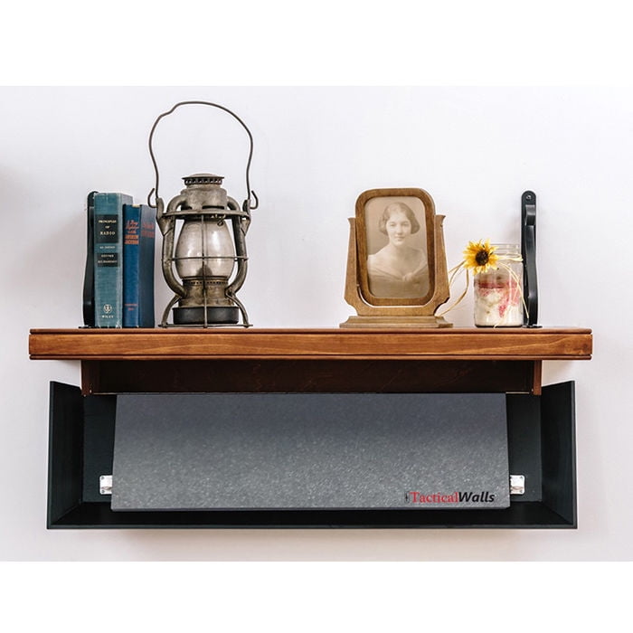 Wall-Mount Concealment Shelf with Hidden Gun Compartment - Walmart.com