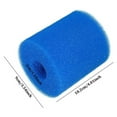 thumbnail image 5 of KCEHTA Washable Pool Sponge Filter, Reusable Swimming Pool Filter Sponge Replacement Filter Pump Cartridge for Type H, 5 of 5