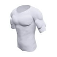 thumbnail image 6 of Sharprepublic Fake Muscle T Shirt Men Costume Fake Shoulders for Dress up New Year Cosplay S S, 6 of 8