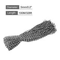 thumbnail image 2 of Polypropylene Rope Braid Cord 328ft/100M 7-Strand Core 0.2"(5mm) Dia Black and White, 2 of 6