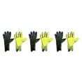 thumbnail image 2 of Wosthever Guantes de portero de fútbol para niños, tamaño grueso, antideslizante, protección sin dedos, verde fluorescente, para niños Type1 NO1, 2 of 6