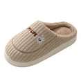 thumbnail image 3 of YLYL Home Slippers for Women Men Warm Cozy Fuzzy Plush Slip on Non-Slip Winter Indoor Bedroom Shoes, 3 of 6