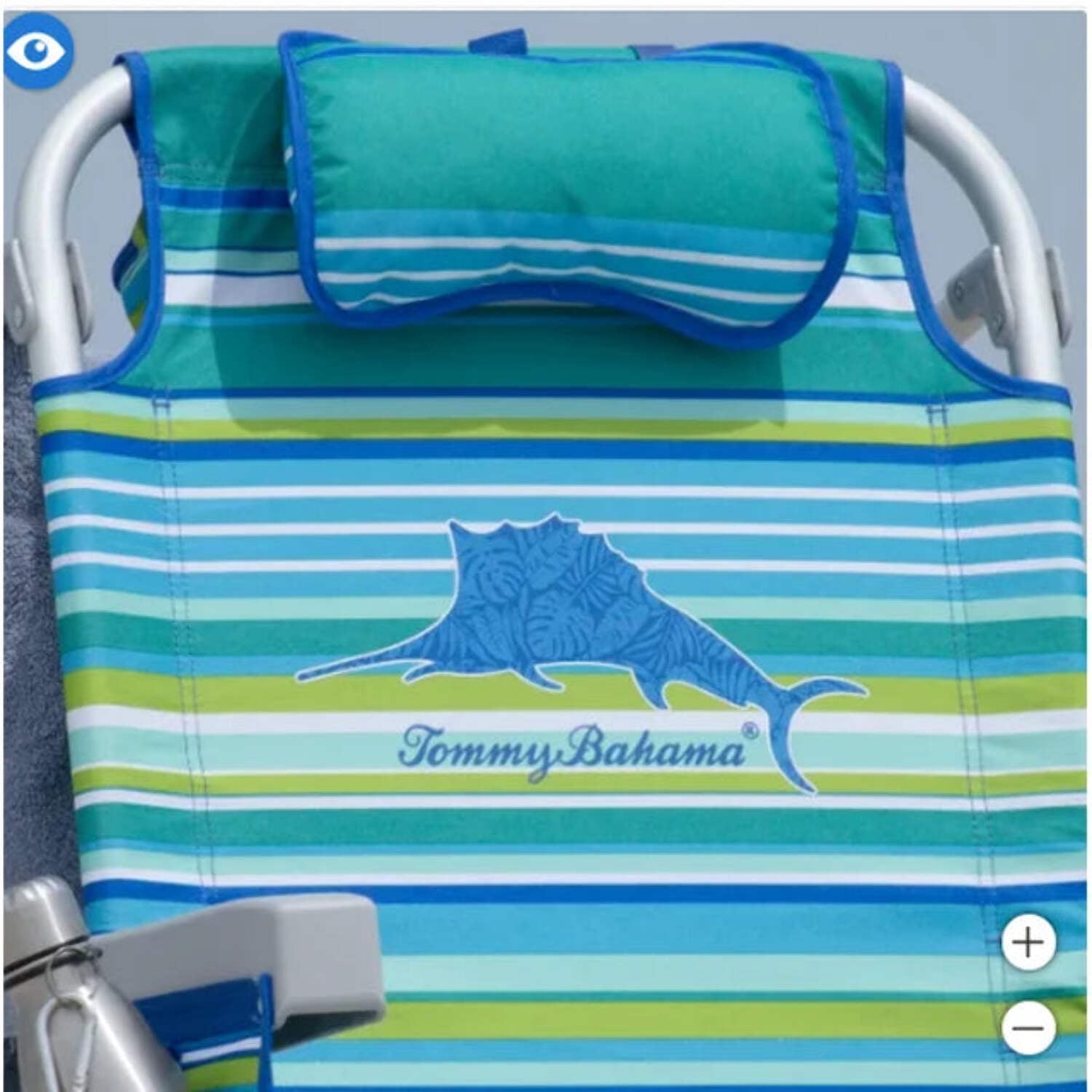 Tommy Bahama Beach Chair 2-pack Aqua Stripes
