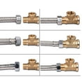 thumbnail image 4 of 1/2 ''3 Vías Conector de Tubería Herramientas de Fontanería Césped Cobre Cola Accesorios hembra en forma de T de latón, 4 of 8