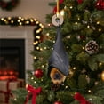 thumbnail image 5 of Gumesh Upside Down Hanging Christmas Ornament for Gothic Decor, Victorian Style Reverse Tree Topper with Bats, Spooky Holiday Decor for Halloween and Xmas, 5 of 8